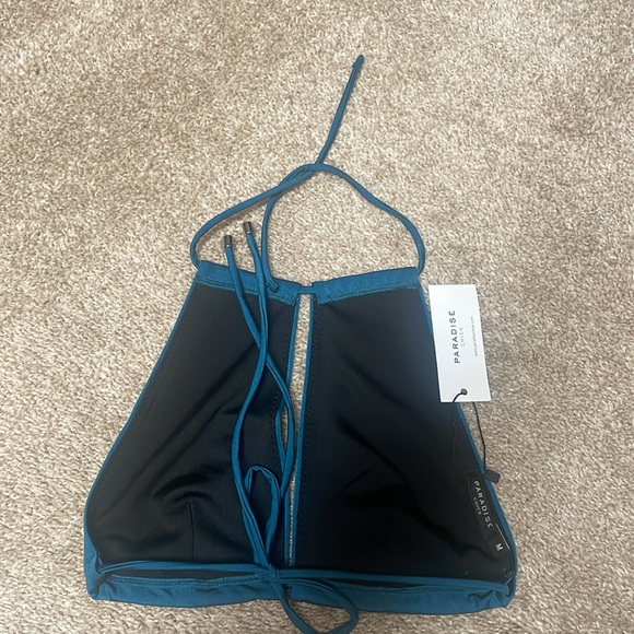 Paradise Chick Teal Top - Picture 2 of 3